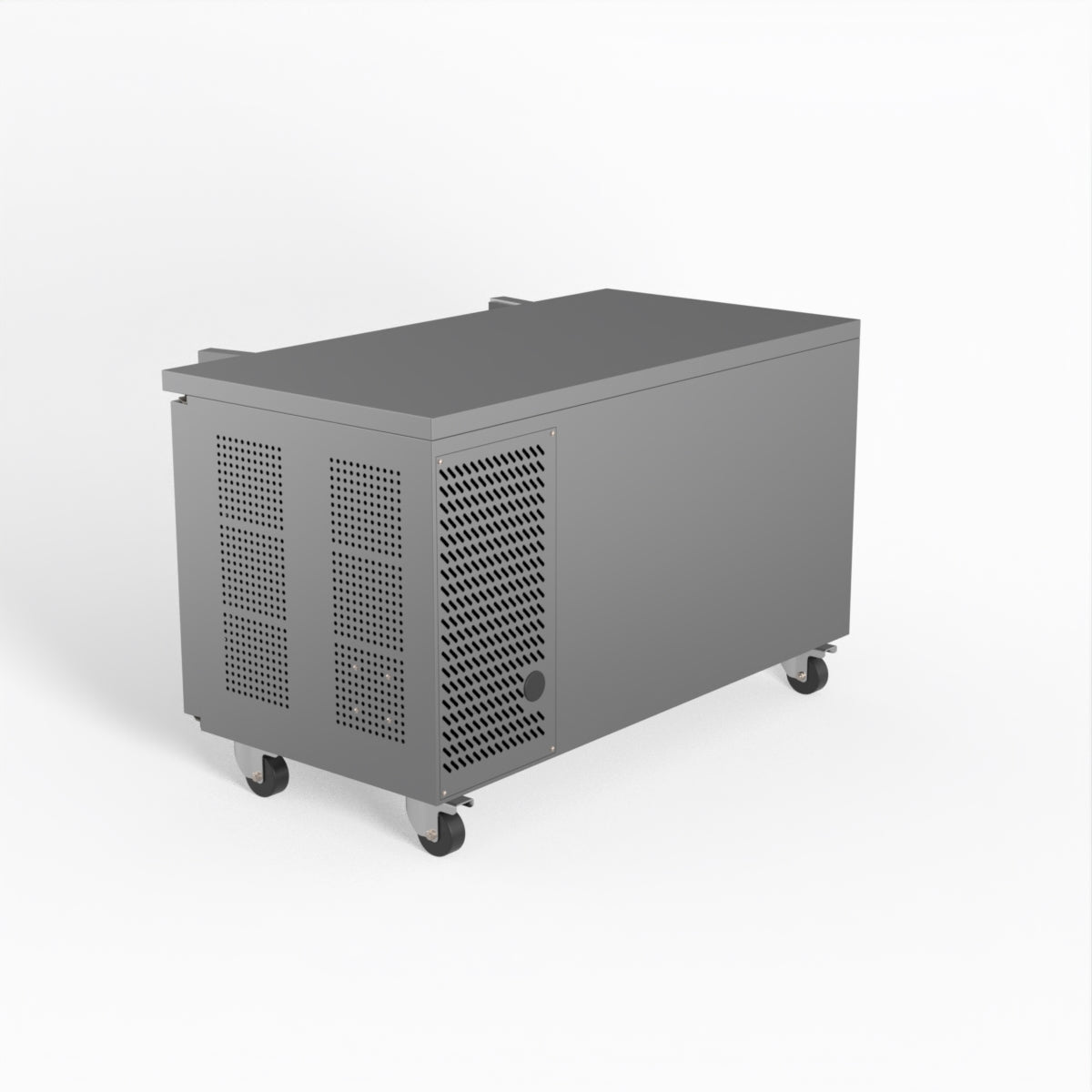 AG Commercial Two Glass Door Worktop / Under Bench Display Fridge 700mm Depth GNX2100TNG