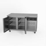 Two Door Commercial Worktop / Under Bench Fridge 700mm Depth