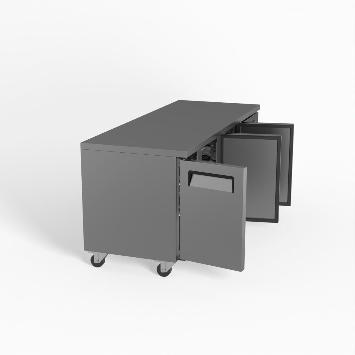 Commercial Three Door Worktop / Under Bench Freezer 700mm Depth