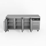 AG Three Door Commercial Glass Door Worktop / Under Bench Display Fridge 700mm Depth GNX3100TNG