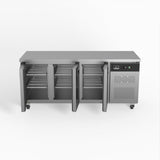 Three Door Commercial Worktop / Under Bench Fridge 700mm Depth