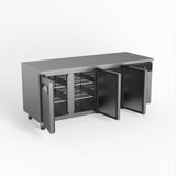 Three Door Commercial Worktop / Under Bench Fridge 700mm Depth