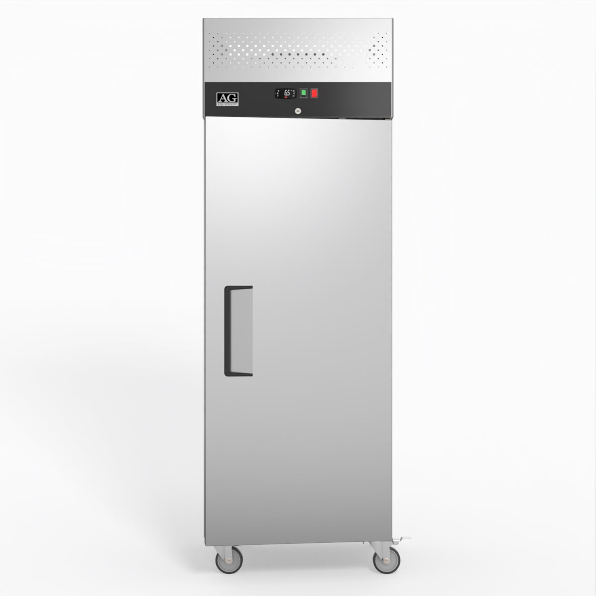 429 Litre Upright Single Stainless Steel Door Freezer