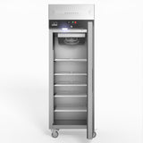 429 Litre Upright Single Stainless Steel Door Freezer