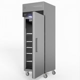 429 Litre Upright Single Stainless Steel Door Freezer