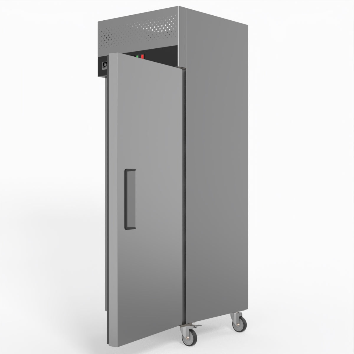 429 Litre Upright Single Stainless Steel Door Freezer