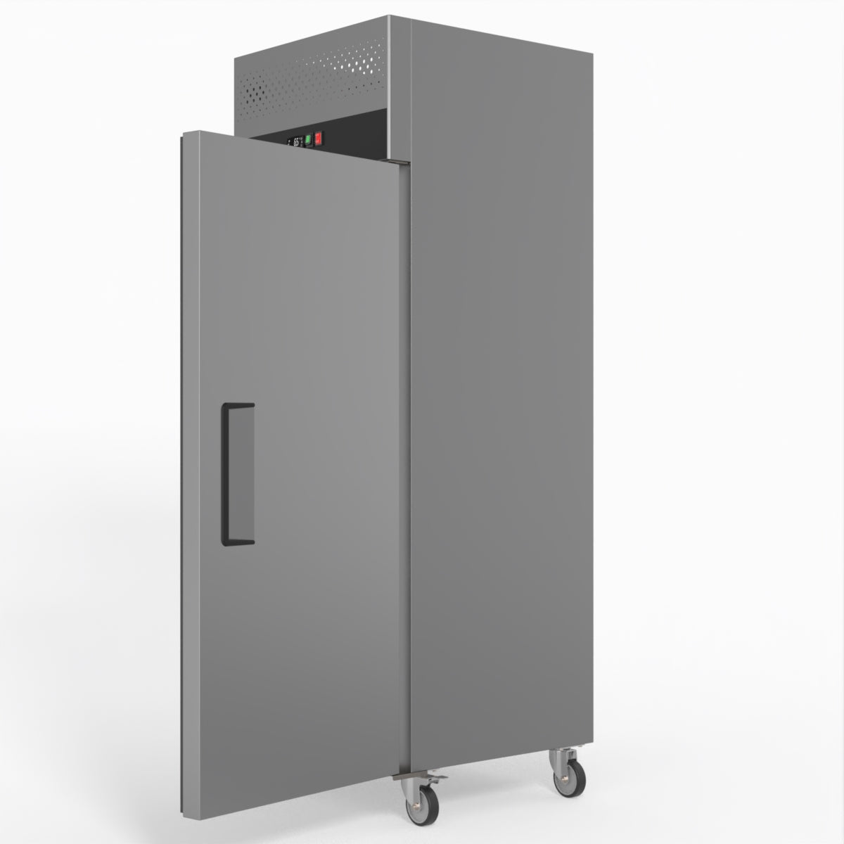 429 Litre Upright Single Stainless Steel Door Freezer