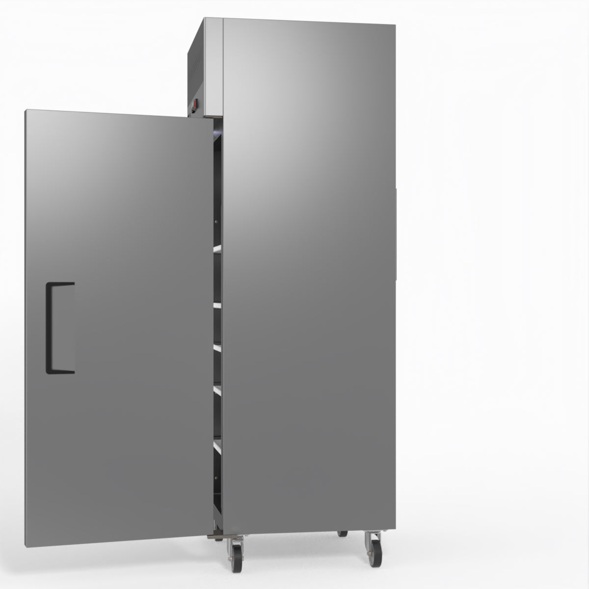 429 Litre Upright Single Stainless Steel Door Freezer