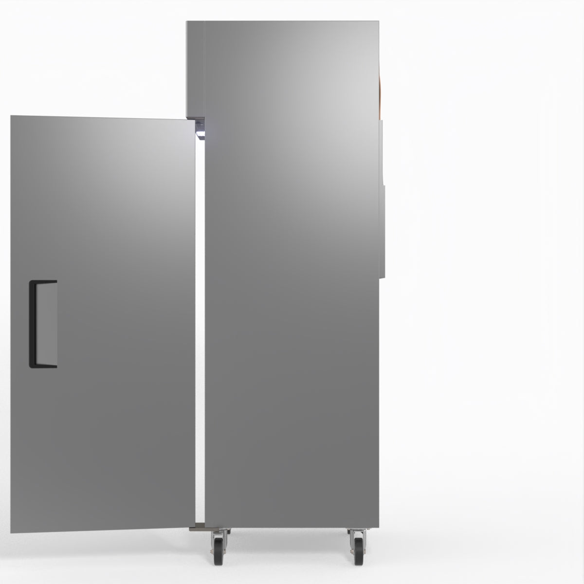 429 Litre Upright Single Stainless Steel Door Freezer