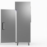 429 Litre Upright Single Stainless Steel Door Freezer