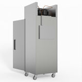 429 Litre Upright Single Stainless Steel Door Freezer