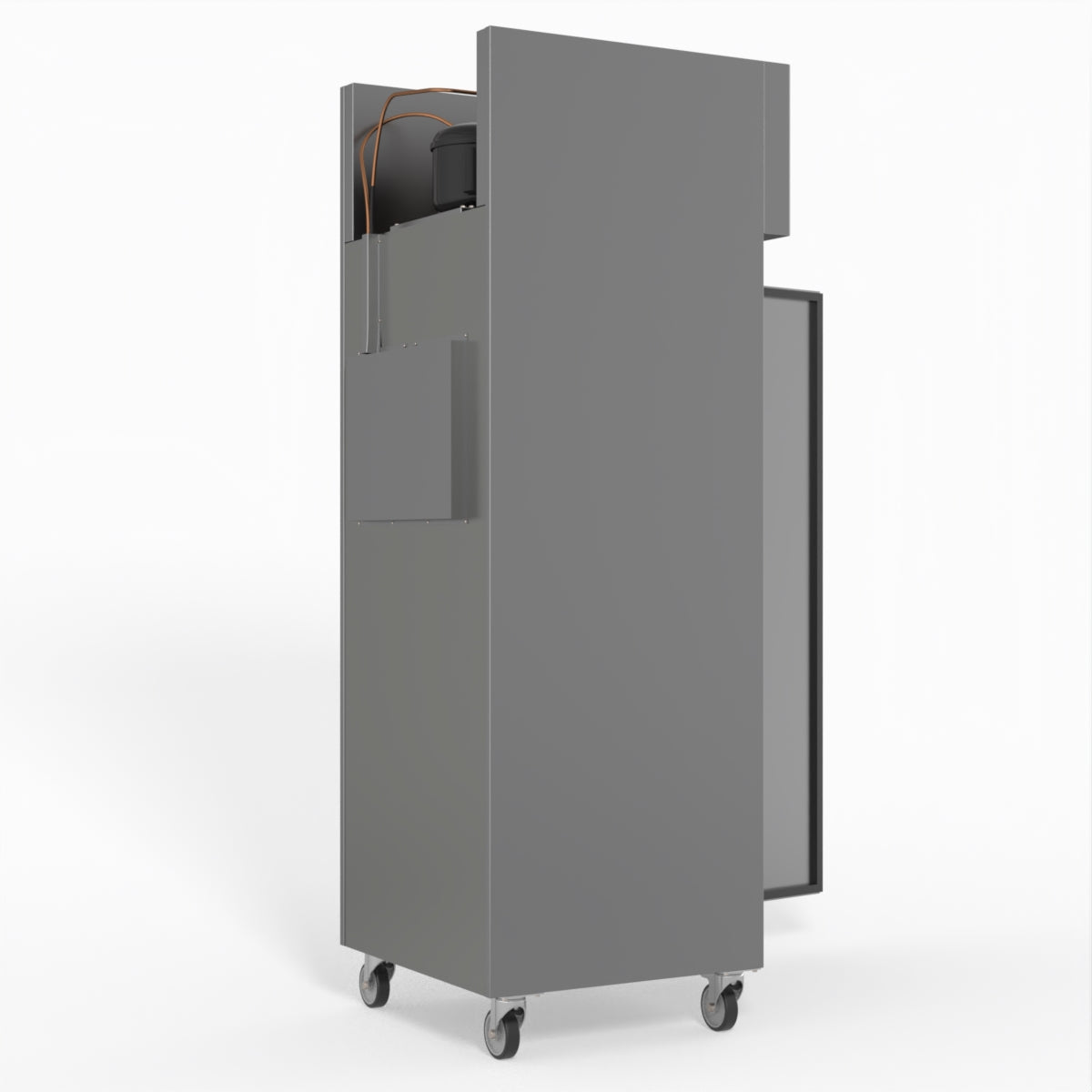 429 Litre Upright Single Stainless Steel Door Freezer