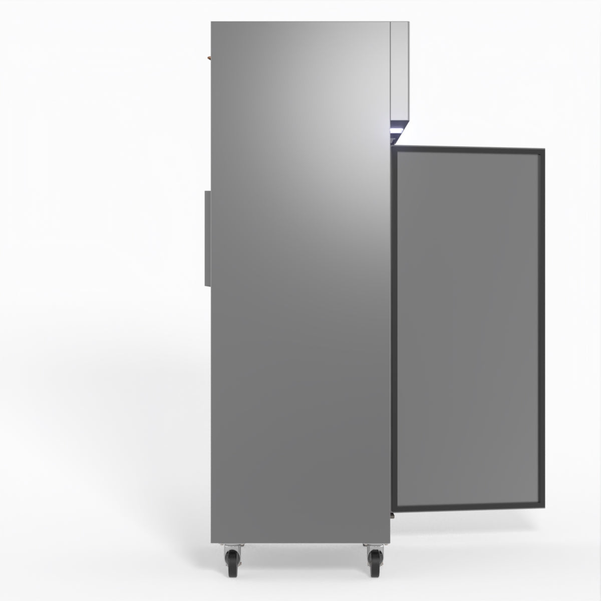 429 Litre Upright Single Stainless Steel Door Freezer