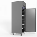 429 Litre Upright Single Stainless Steel Door Freezer