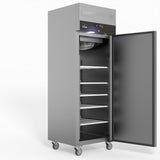 429 Litre Upright Single Stainless Steel Door Freezer