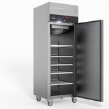 429 Litre Upright Single Stainless Steel Door Freezer