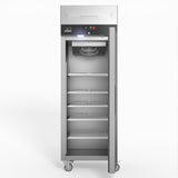 429 Litre Upright Single Stainless Steel Door Freezer