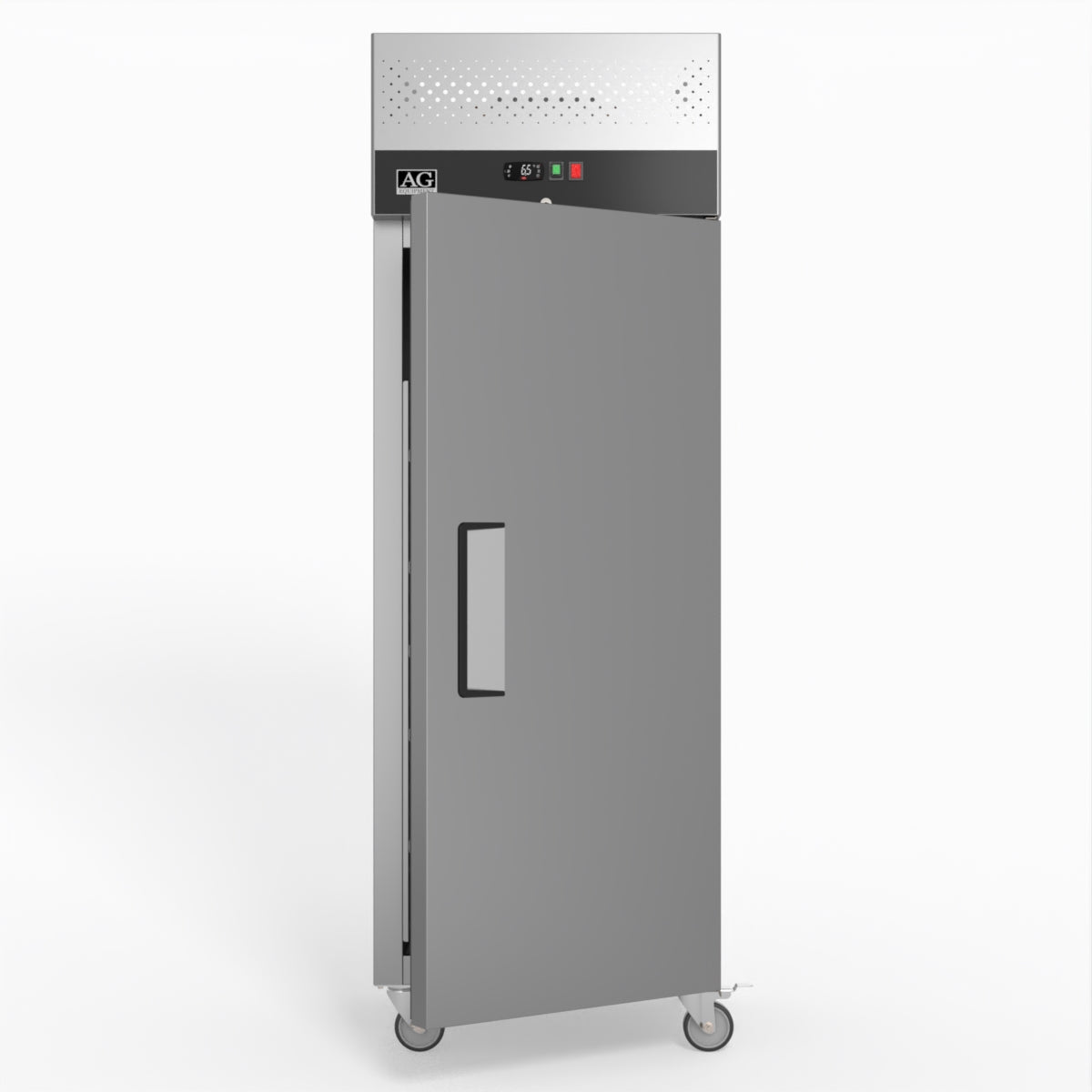 429 Litre Upright Single Stainless Steel Door Freezer