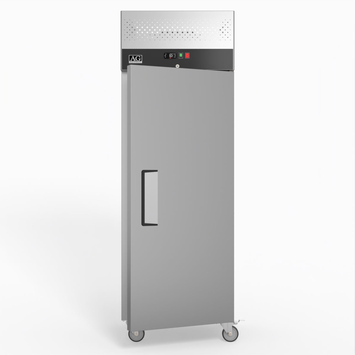 429 Litre Upright Single Stainless Steel Door Freezer