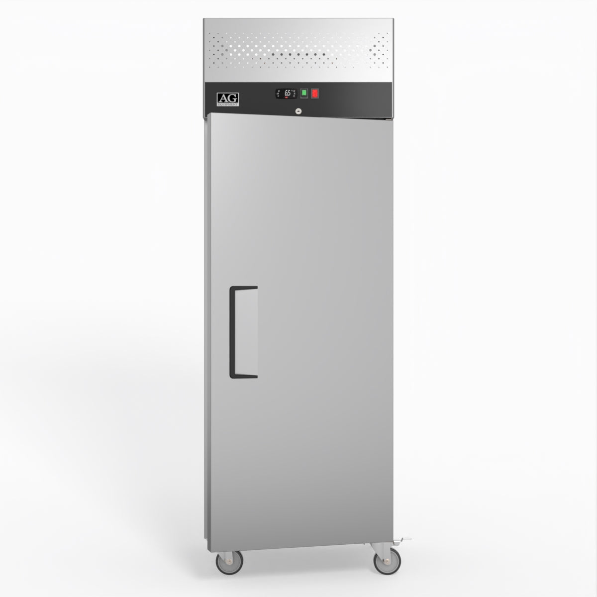 429 Litre Upright Single Stainless Steel Door Freezer