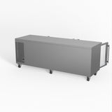 Commercial Four Glass Door Worktop / Under Bench Display Fridge 700mm Depth