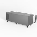 Commercial Four Glass Door Worktop / Under Bench Display Fridge 700mm Depth