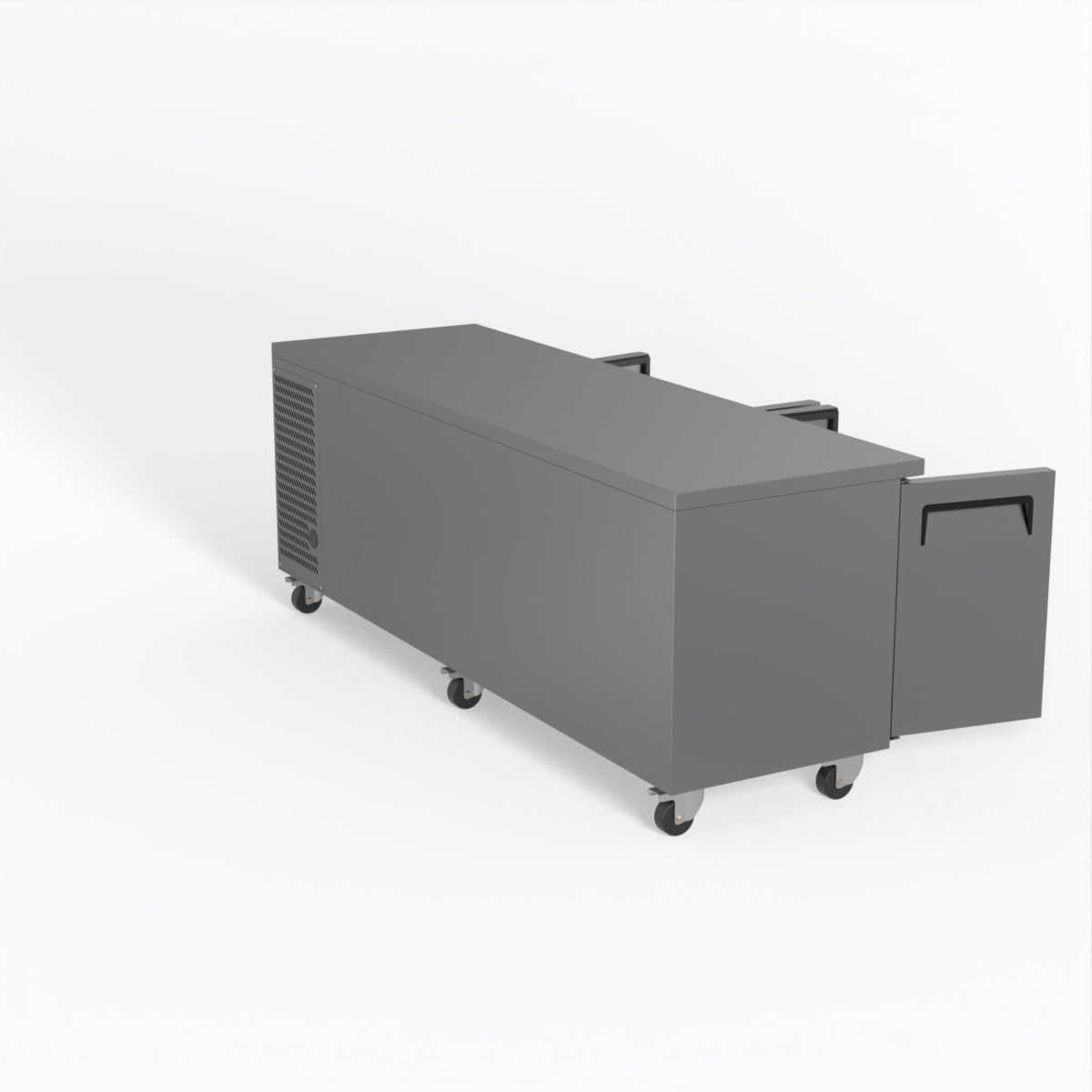 Commercial Four Door Worktop / Under Bench Fridge 700mm Depth