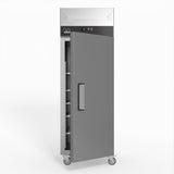 600 Litre Upright Single Stainless Steel Door Freezer