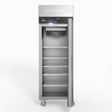 600 Litre Upright Single Stainless Steel Door Freezer