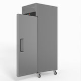 600 Litre Upright Single Stainless Steel Door Freezer