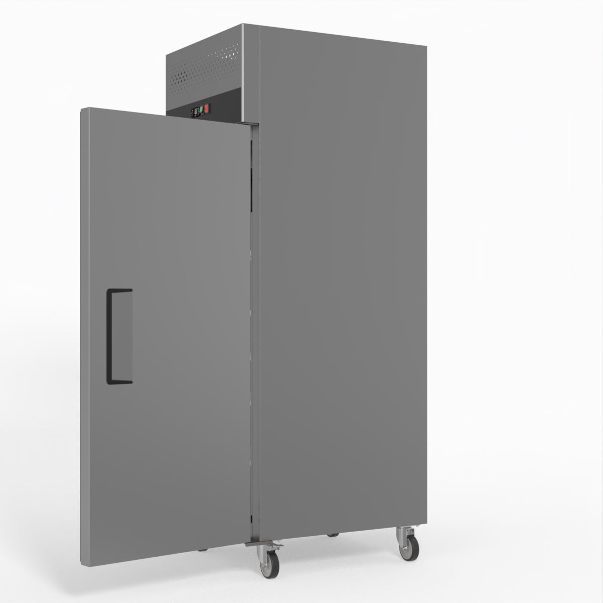 600 Litre Upright Single Stainless Steel Door Freezer