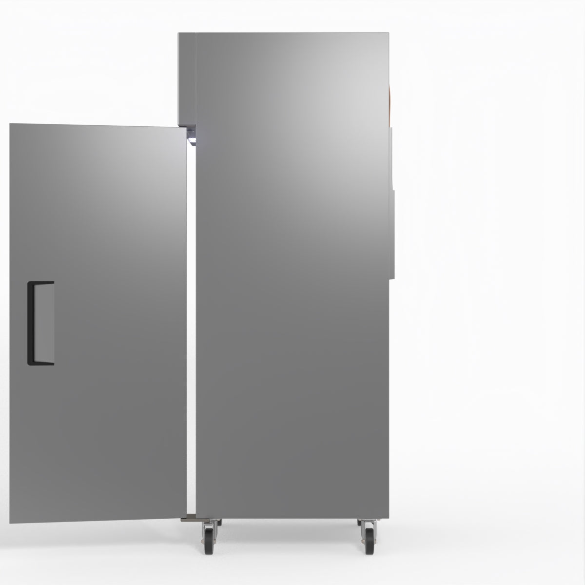 600 Litre Upright Single Stainless Steel Door Freezer