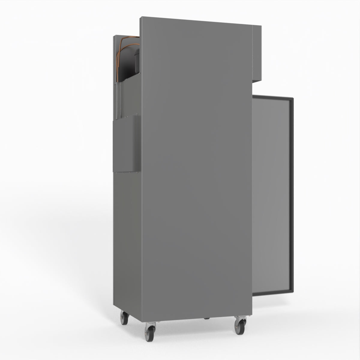 600 Litre Upright Single Stainless Steel Door Freezer