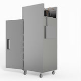 600 Litre Upright Single Stainless Steel Door Freezer