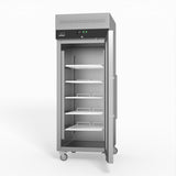 650 Litre Upright Stainless Steel Glass Door Fridge