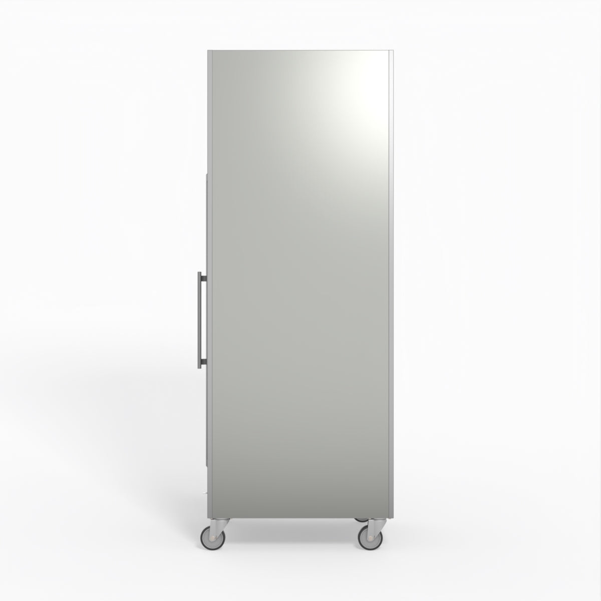 650 Litre Upright Stainless Steel Glass Door Fridge