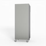 650 Litre Upright Stainless Steel Glass Door Fridge