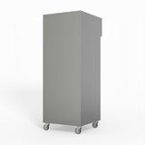 650 Litre Upright Stainless Steel Glass Door Fridge