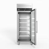 650 Litre Upright Stainless Steel Glass Door Fridge