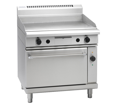 Waldorf 800 Series Gp8910Gec 900Mm Gas Griddle Electric Convection Oven Range