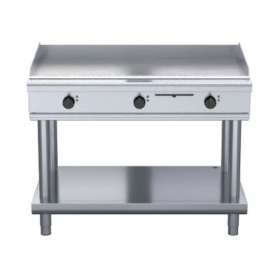 Waldorf 800 Series Gpl8120E Ls 1200Mm Electric Griddle Low Back Version Leg Stand