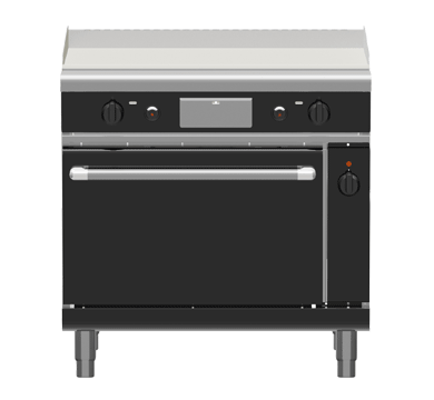 Waldorf Bold Gpb8910Gec 900Mm Gas Griddle Electric Convection Oven Range