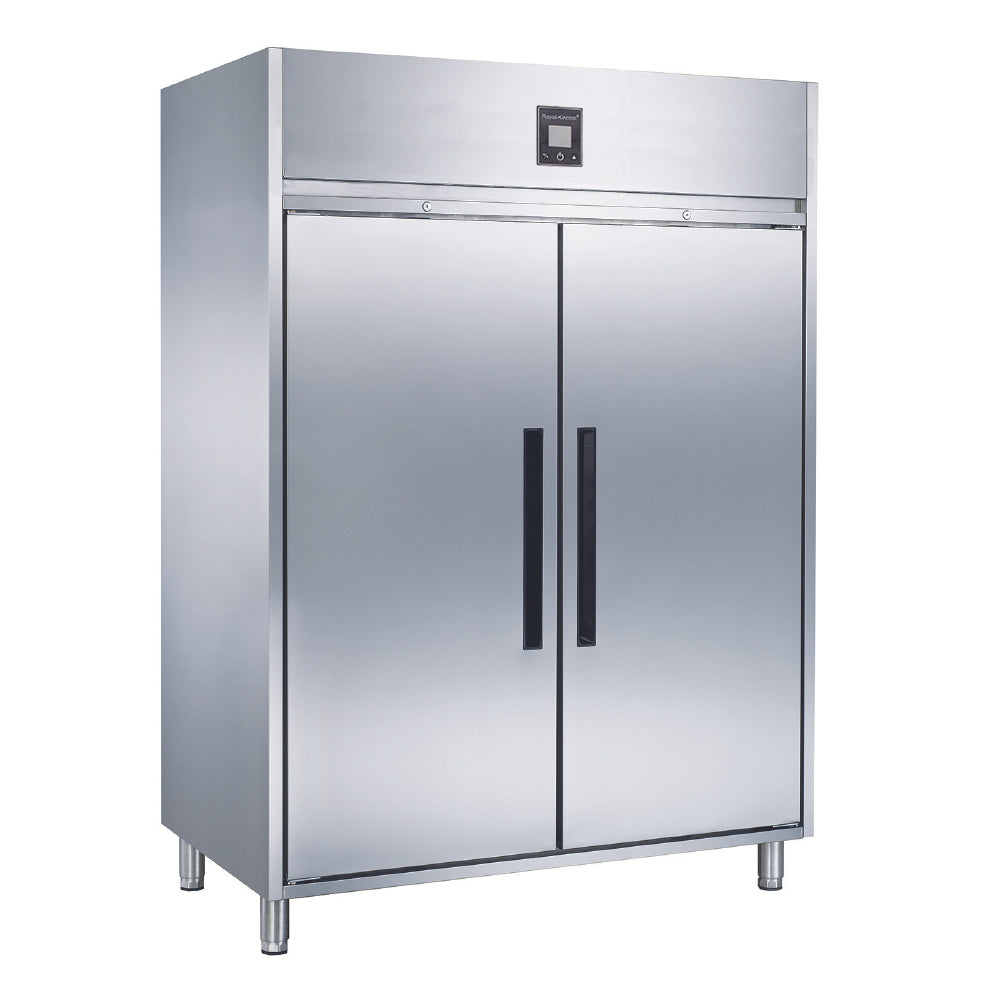 Glacian Stainless Steel Upright 2 Door Fridge GUC1140