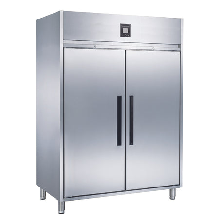 Glacian Stainless Steel Upright 2 Door Fridge GUC1140