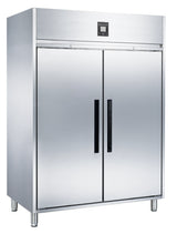 Glacian Stainless Steel Upright 2 Door Fridge GUC1140