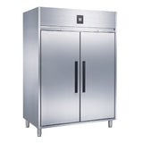 Glacian Stainless Steel Upright 2 Door Freezer GUF2140