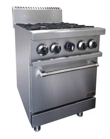 Hargrill HAR-OR600 4 Burner Oven Range