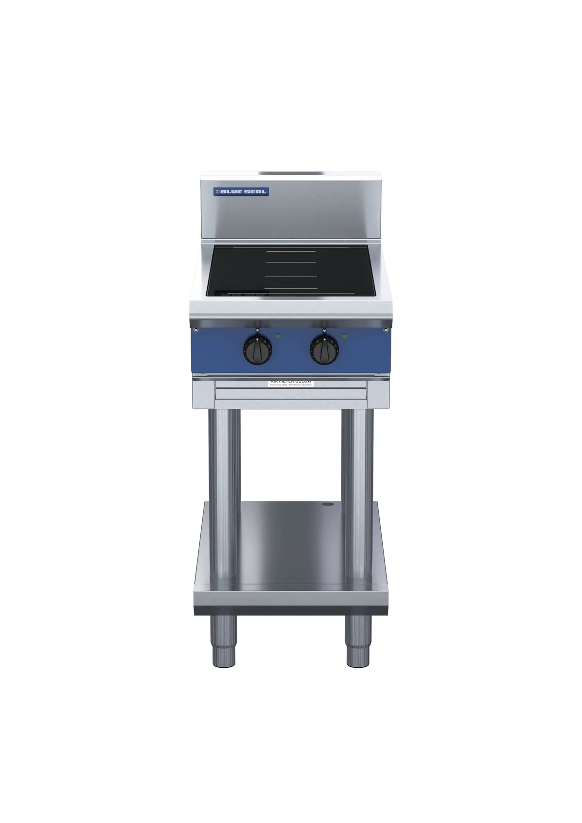 Blue Seal Evolution Series In512F Ls 450Mm Induction Cooktops Leg Stand