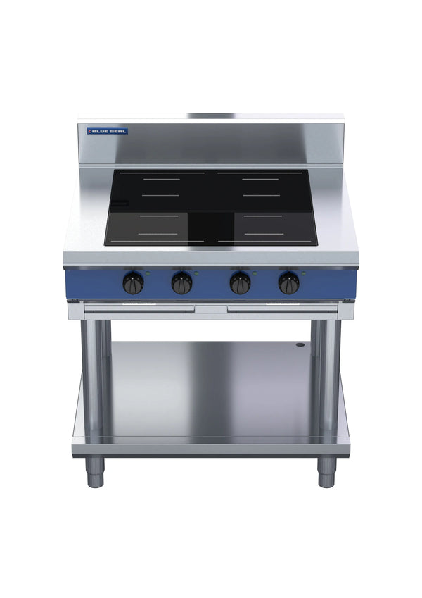 Blue Seal Evolution Series In514F Ls 900Mm Induction Cooktops Leg Stand