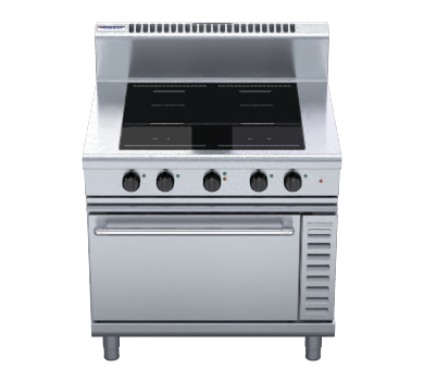 Waldorf 800 Series In8410Ecf 900Mm Induction Range Convection Oven